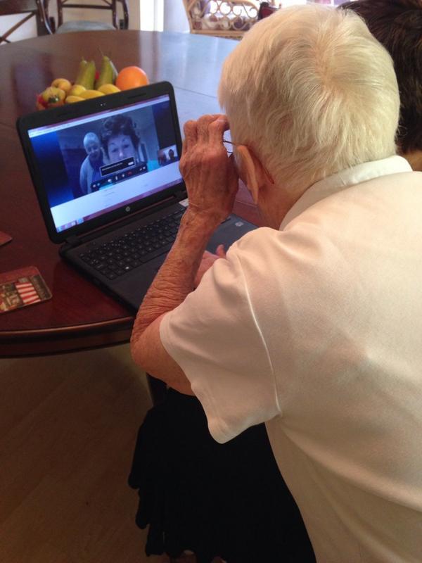 munchkinmorris's tweet photo. Just skyping Australia!! @Digitaleagles #TeaandTeach http://t.co/hmu9XG5eQ8