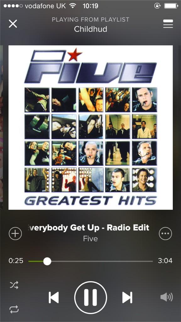 AbbsTea_'s tweet image. Starting my morning like the 90's kid I really am #EverybodyGetUp 🙌☀️