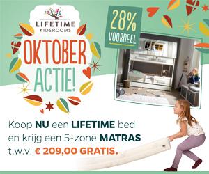 Vandaag gaat de Oktober Actie van start: een GRATIS MATRAS bij aankoop van een LIFETIME bed! bit.ly/1oytfUw