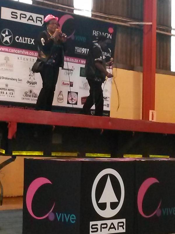 Another day, another show... This time for the staff at Tongaat Hullett. @spar <a href="/RevlonSA/">Revlon South Africa</a> <a href="/TriumphZA/">Triumph Motorcycles</a> @Cancervive_ride