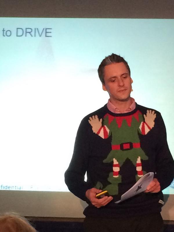 Alex talking about revolutionising Christmas #fashioncrisis #pcyconf2014