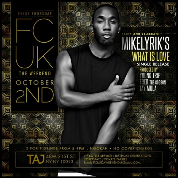 GOHARDMACK's tweet photo. Thurs @TajLounge #SocialCityThursdays We Scream #FCUKTHEWEEKEND #Afterwork Wit #PopSensation @mikelyrik #NYC http://t.co/vSc0yCwJcX