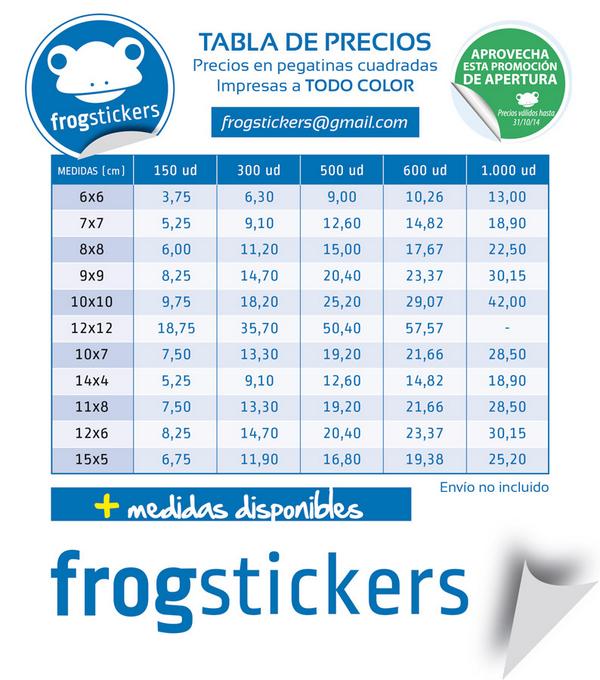 FrogStickers's tweet photo. Concurso: Retwitea este twet y podrás ganar un cheque regalo de 10€ para gastar en pegatinas personalizadas. http://t.co/CdGq8nzKnp