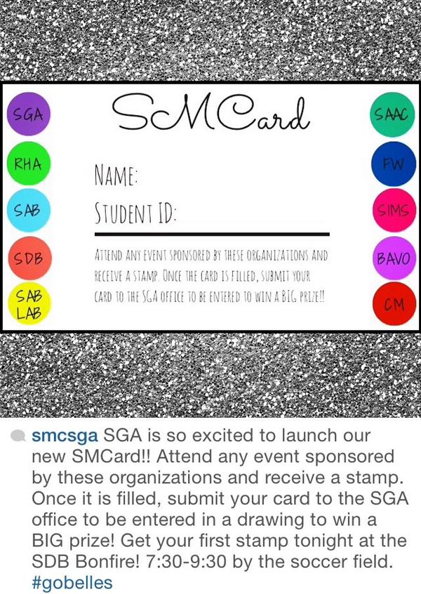 smcsga's tweet photo. #gobelles #SMCard http://t.co/Ap5J42mIT8