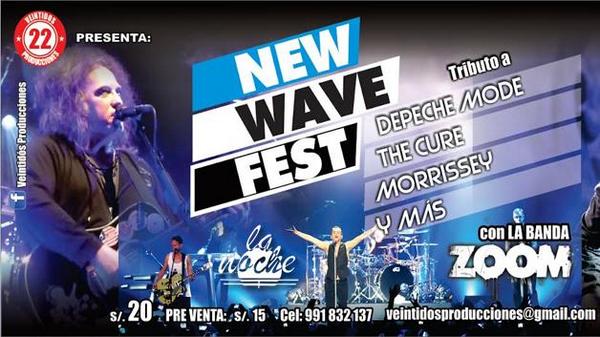 ovejanegraNEWS's tweet photo. #NewWaveFest en @lanoche con @ZoomBanda http://t.co/wxQyc8N1fW http://t.co/Q4xP62mMAJ