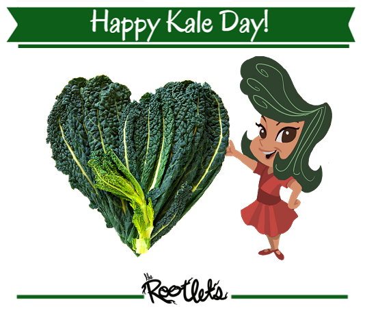 Therootlets's tweet photo. Happy National Kale Day! Love, Kaley
#TheRootlets #KaleDay2014 #healthykids #veggies #healthykids @InnerFIGure http://t.co/BOQNwR8p83