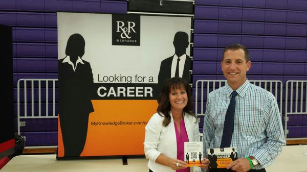 my_rrinsurance's tweet image. We are at @UWWhitewater today scoping out potential #knowledgebrokers. Stop by and say hello! #recruiting #careerfair