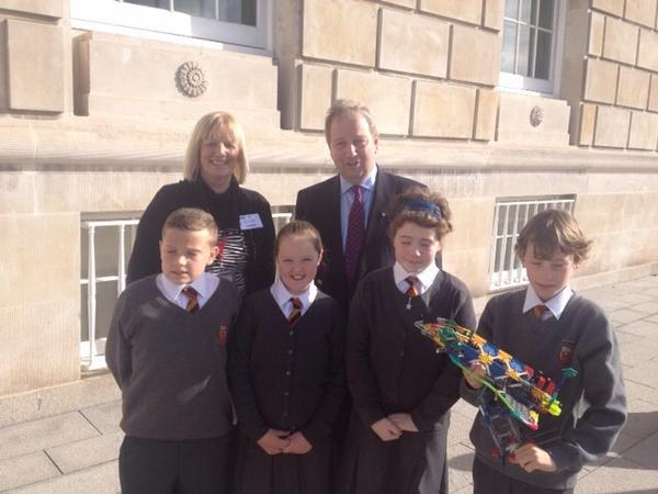 Sentinus Event at Stormont promoting STEM subjects..excellent to see Antrim Primary School there ..leading the way