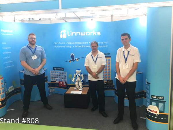 LINNWORKS's tweet photo. Come see Linnworks Team and Robot at Stand No.808 #EcommerceExpo #Linnworks #ChangingEcommerce #ECE14 http://t.co/DyuMgbeEKg
