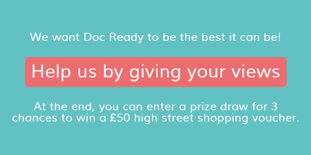 DocReady's tweet image. Have you taken the @DocReady survey yet? bit.ly/docreadysurvey &amp;lt;&amp;lt; Win a £50 voucher! #mentalhealth
