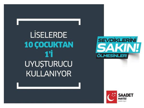Liselerde 10 çocuktan 1'i uyuşturucu kullanıyor.. #Sakın #Bukurban