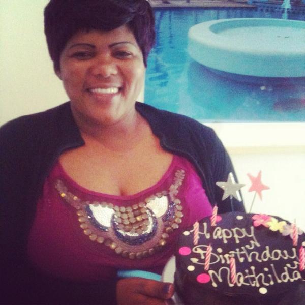 Matilda's Birthday in the office! mmm.... cake!