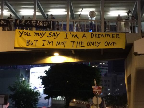 stepru's tweet image. Go Hong Kong Go! Don&apos;t stop dreaming, you&apos;re making history #OccupyCentral #UmbrellaRevolution