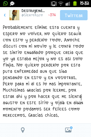 SientoAsco's tweet photo. ME DESPIDO. http://t.co/z4tJDEJAod