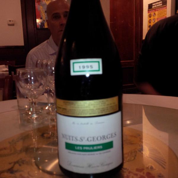 DoliverosDaniel's tweet image. Epic magnum of Gouge, as usual, the "Roy" of Nuit, does it again, tasty so say the least. #wine #gouges