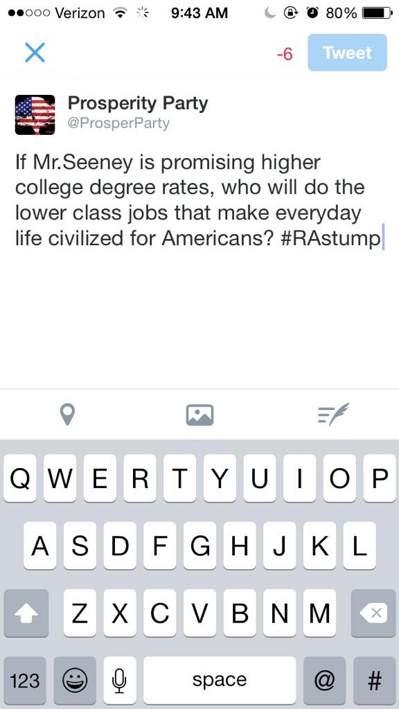 ProsperParty's tweet photo. #RAstump @abundance_the http://t.co/lk5l2xfjk3