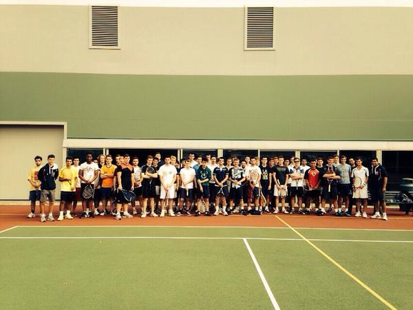 teeleannus's tweet photo. Men's trials, looks promising! #unitennis @UKC_Tennis http://t.co/0F9rx15HQa
