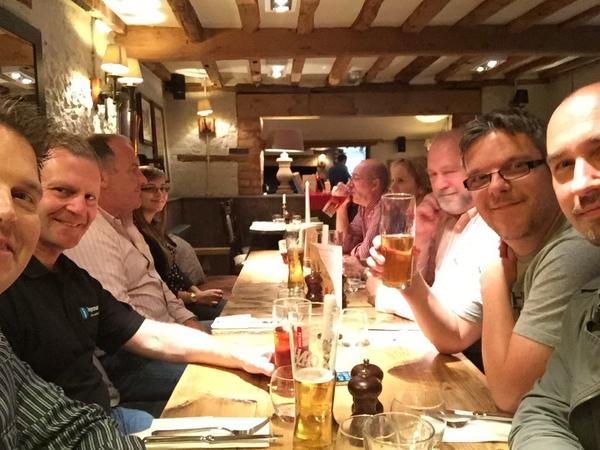 Thompster67's tweet image. Sneaky end of month celebrations at #ImprovedApps #UKSalesTeam