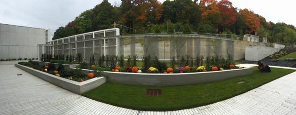 MSKCancerCenter's tweet image. The #MSKWestHarrison garden. A beautiful, serene space for patients.