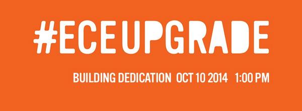 ECEILLINOIS's tweet photo. Building dedication: 1 p.m. Oct. 10. Open to public; we'll stream live online. http://t.co/brB4WA539S #ECEupgrade http://t.co/pUtEHg99aQ