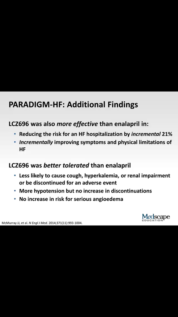 #PARADIGMHF TRIAL ADDITIONAL FINDINGS