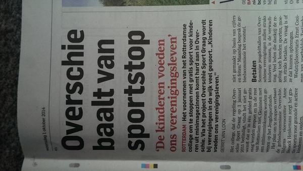 daltonoverschie's tweet photo. Nee toch ? Gaat @OverschieSG echt verdwijnen ? http://t.co/J4uz4lDTH2