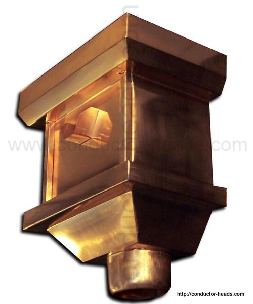 conductor-heads.com/product/overfl… Overflow Residential Copper  #conductorheads