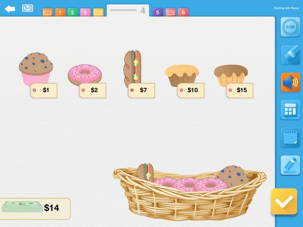 It’s baker time! What goodies would you buy with only $14? 
So tough to choose!  #myBlee #math #apps #ipad