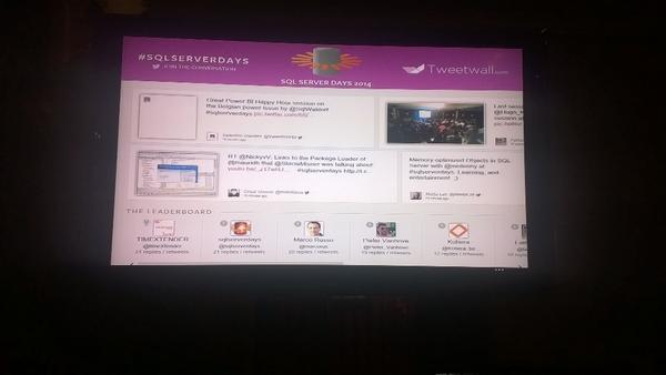 fatherjack's tweet image. Can someone retweet me a lot so I move left a little bit on this screen please? #sqlserverdays