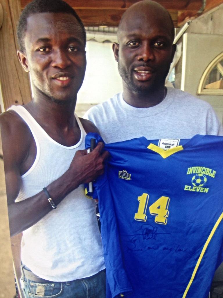 Happy birthday to the great George Weah I wish u many more years to add up.. 