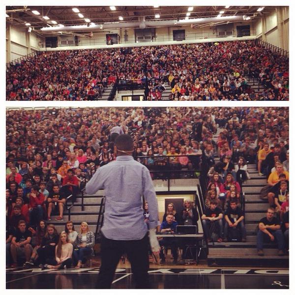 It was a true honor to share at Bradley County High School this morning.#Blessed#InkSpirations#OcoeeFieldsOfFaith