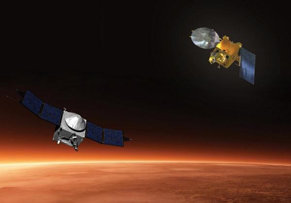 MAVEN2Mars's tweet image. Exploration of #Mars...Forward together we go—chalein saath saath. wapo.st/1xBHAYQ @MarsOrbiter @MarsCuriosity