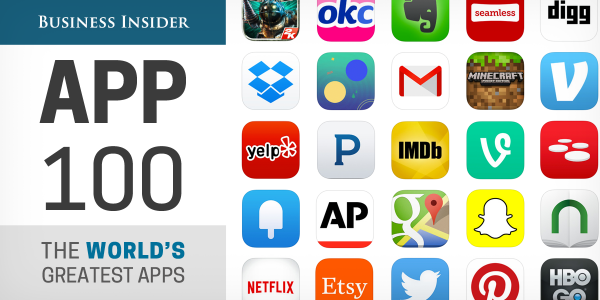 insidergraphics's tweet photo. PRESENTING: The App 100, the world's greatest apps http://t.co/Y76QpSXrzB http://t.co/FuX7Neqb4k