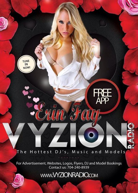 I was selected to be an elite Vyzion radio model! Make sure to check me out on the app and download their