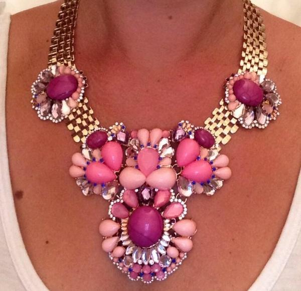 StatementBou's tweet photo. FIONA also available in pink! £20 shop here >> http://t.co/UcvarcGtic #largepiece #Statementjewellery #kprs http://t.co/uh6GZcWbDP