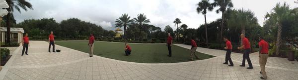JoelAtMaestro's tweet photo. Maestro rocks out the Expo in Orlando. Double take at the lawn before the setup. http://t.co/z3tCkt9DDK