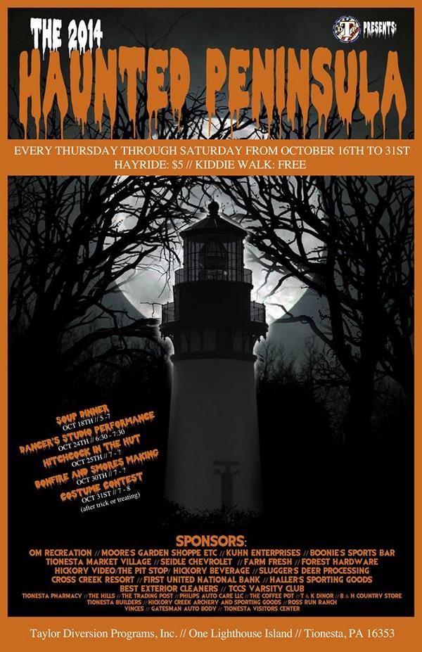 Spooky times over at the lighthouse #Tionesta