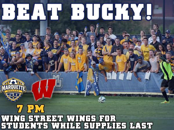 MUbirdcage's tweet photo. #BeatBucky ! Tonight at 7 pm at Valley Fields! March to the field leaves @SobesMU at 6:20! Get loud in the bird cage! http://t.co/m9ksbmmDLQ