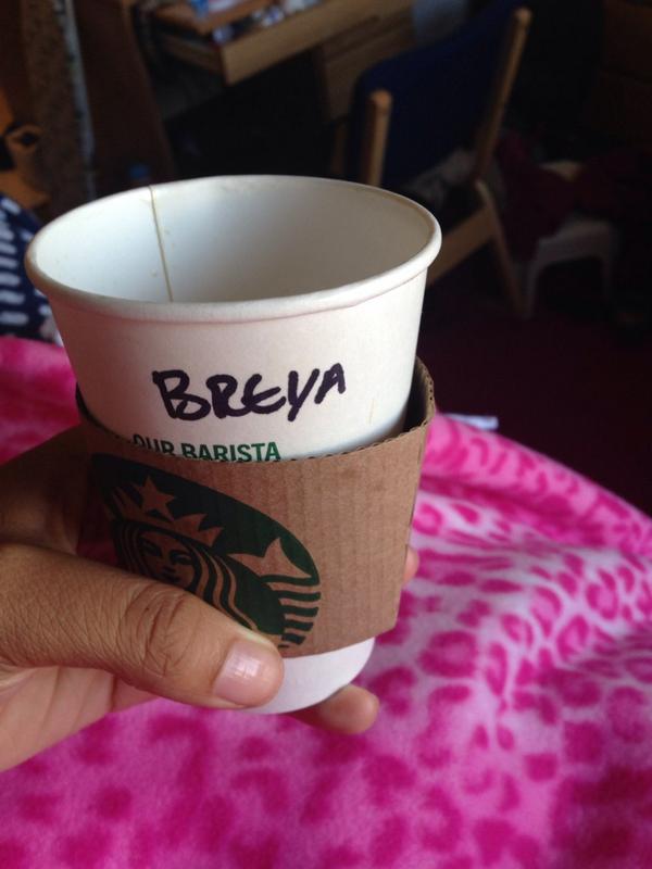 _lovebria's tweet photo. Never had my name spelled like this before 😐 #Ghettoooo http://t.co/hq6dz4iEYG
