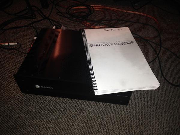 danblessinger's tweet image. shadowofmordor.com/agegate/
Thank you Garry Schyman, Nathan Grigg and my friends at AVID, ACURUS Amps, AEA Mics, Izotope.