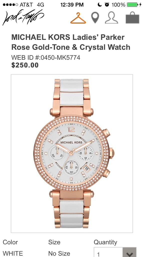 sabresgame's tweet photo. So #OBSESSED with this watch 😍 @lordandtaylor #birthdayisnextweek http://t.co/1izJtO3GBe