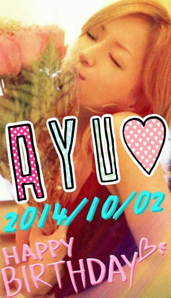Ayumi hamasaki 10/2...36th happy birthday              ayu       !!!              