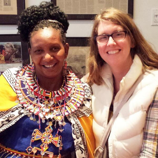 EverythingMom's tweet image. A wonderful morning at @metowe especially meeting Maasai Mama Leah. She was lovely and inspiring. #metowe