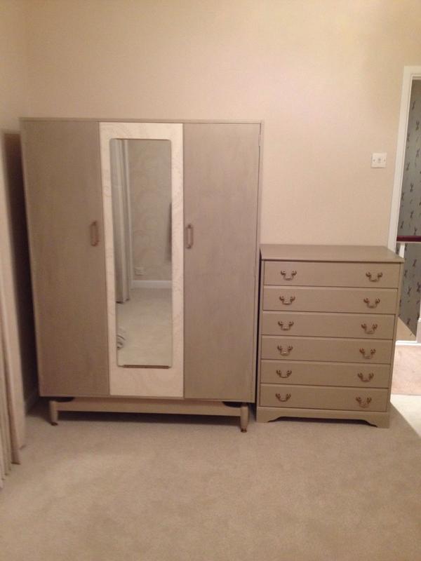 NettletonLee's tweet photo. Wardrobe with matching chest of drawers. Message us for a quote http://t.co/IV2YNROBiZ