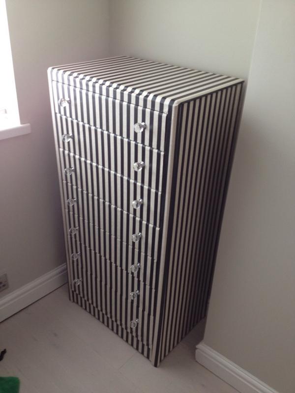 NettletonLee's tweet photo. Very unique stripy chest of drawers! Message us for any quote. http://t.co/T3RKxFDGCN