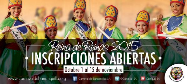 FelizDiaTV's tweet photo. Las inscripciones para Reina de Reinas 2015 ya se encuentran abiertas http://t.co/bPTWAb4Z07 http://t.co/nkP4eb55Wp http://t.co/j0jAZg4euN