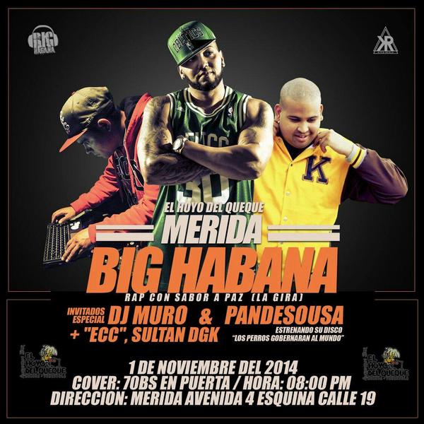 Sultandgk_Real's tweet photo. #Merida 01/11 tengo la bendicion de abrir en @elhoyodelqueque a @BigHabana @PanDeVzla @EccCrew &amp; @jamuro_selektah http://t.co/dhU8bSPHFU