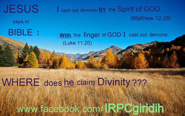 IRPCindia's tweet image. #JesusNotGod