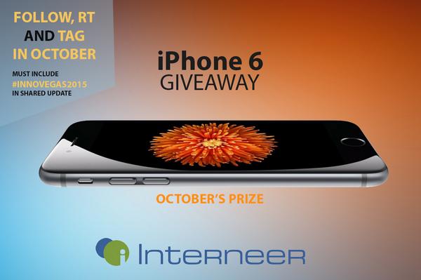 IntellectIQ's tweet image. RT this tweet and follow us in October for a chance to win an iPhone 6. #InnoVegas2015  bit.ly/InnoVegas2015.