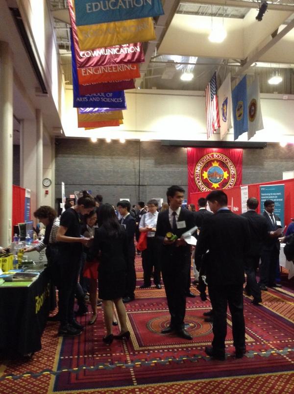 theGSU's tweet photo. @BUCollegeofENG career fair is happening right now! Come meet prospective employers and don't forget your resumes! http://t.co/QKulT38Pm7